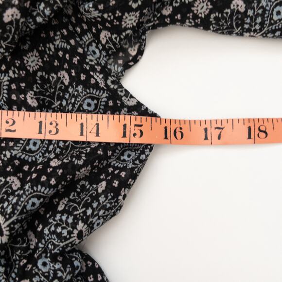 MISA Los Angeles Suki Cold-Shoulder Floral Flowy Mini Dress XS - Picture 12 of 14